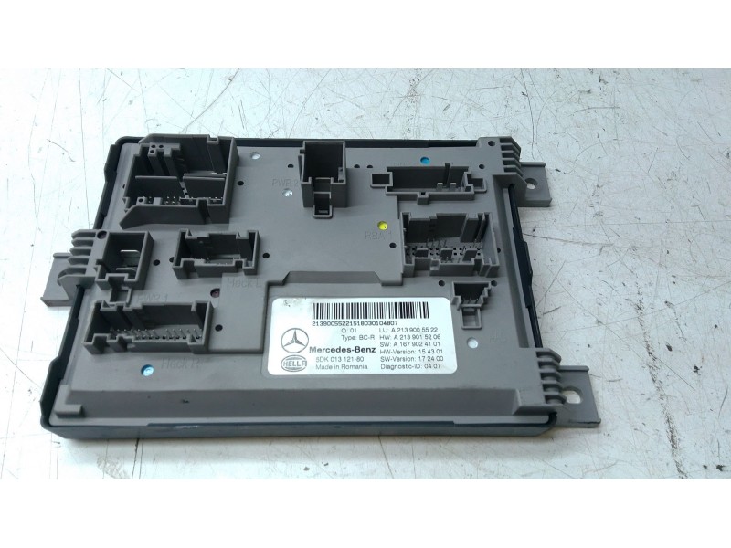 Recambio de caja fusibles para mercedes-benz clase e (w213) e 220 d (213.004) referencia OEM IAM A2139005522  