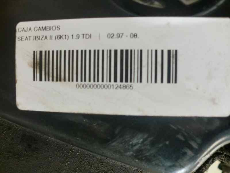 Recambio de caja cambios para seat ibiza (6k) 1.9 tdi referencia OEM IAM CYP  