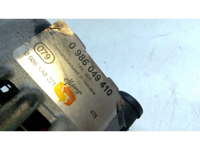 Recambio de alternador para citroën berlingo / berlingo first furgoneta/monovolumen (m_) 1.4 i (mbkfx, mbkfw) referencia OEM IAM