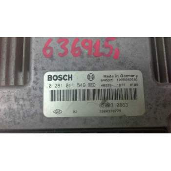 Recambio de centralita motor uce para renault scenic ii confort expression referencia OEM IAM 0281011549 8200310863 8200370779