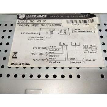 Recambio de modulo radio para daewoo lanos (klat) 1.3 referencia OEM IAM 2016041001825  