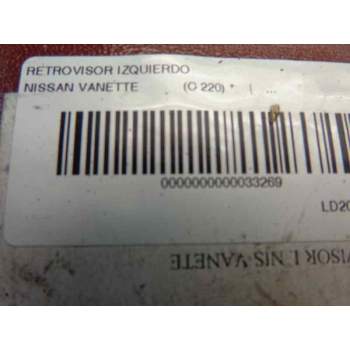 Recambio de retrovisor izquierdo para nissan vanette (c 220) referencia OEM IAM   13085