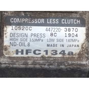 Recambio de compresor aire acondicionado para chrysler voyager (rg) 2.5 crd se referencia OEM IAM 4472203870  