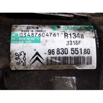 Recambio de compresor aire acondicionado para peugeot 407 sw st sport referencia OEM IAM 8683055180  