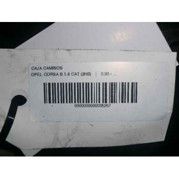 Recambio de caja cambios para opel corsa b 1.2 referencia OEM IAM F13  14100
