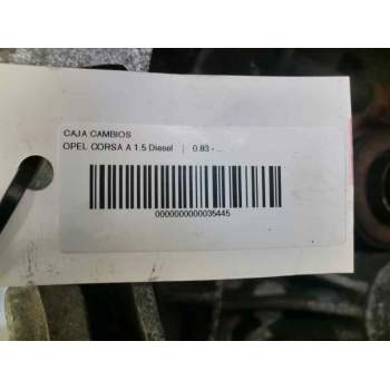 Recambio de caja cambios para opel corsa a 1.5 diesel referencia OEM IAM F13  14186