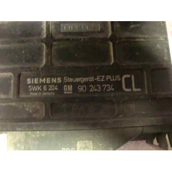 Recambio de centralita motor uce para opel kadett e 1.6 referencia OEM IAM 90243734 5WK6204 SIEMENS