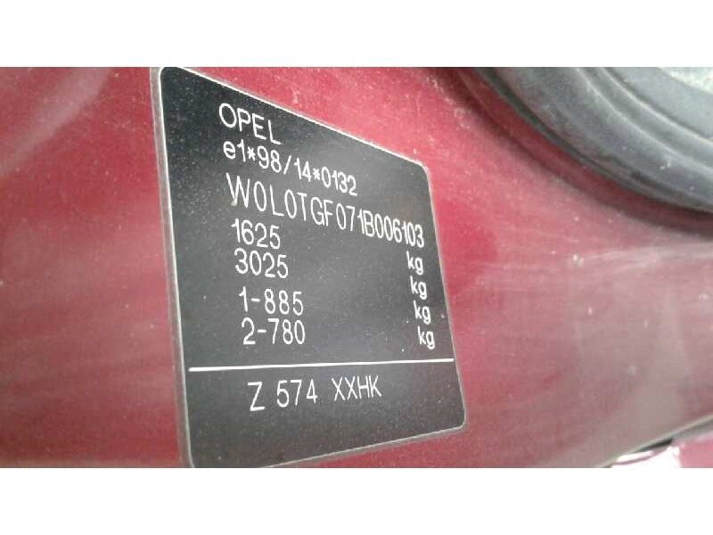 opel astra g coupé del año 2001