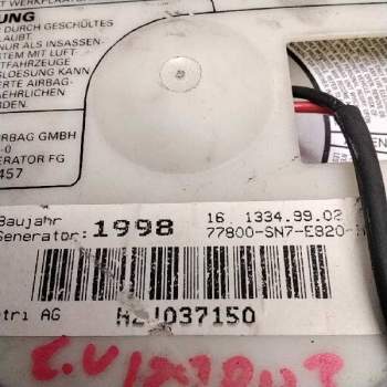 Recambio de airbag delantero izquierdo para honda accord berlina (cg7-9/ch1-7) 2.0 td referencia OEM IAM 77800SN7E820N2  