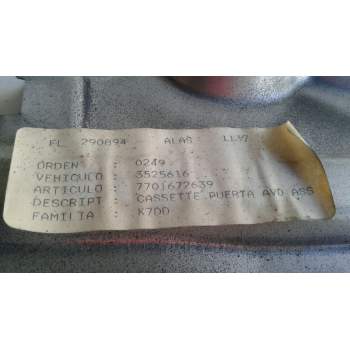 Recambio de elevalunas delantero derecho para renault laguna (b56) 2.0 anade referencia OEM IAM   