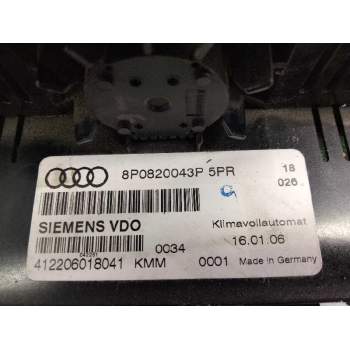 Recambio de mando calefaccion aire acondicionado para audi a3 (8p) 2.0 tdi ambiente referencia OEM IAM 8P0820043P  