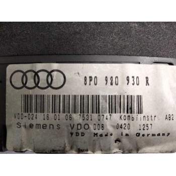 Recambio de cuadro instrumentos para audi a3 (8p) 2.0 tdi ambiente referencia OEM IAM 8P0920930R  