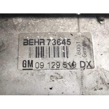 Recambio de intercooler para opel zafira a elegance referencia OEM IAM 09129519DX  