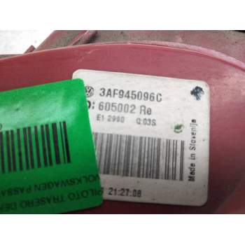 Recambio de piloto trasero derecho para volkswagen passat variant (365) 1.6 tdi dpf referencia OEM IAM 3AF945096C  