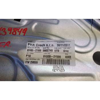Recambio de elevalunas delantero derecho para hyundai ix35 style awd referencia OEM IAM 813202Y000  