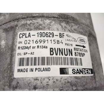 Recambio de compresor aire acondicionado para jaguar xe r-sport referencia OEM IAM CPLA19D629BF  