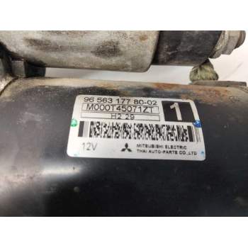 Recambio de motor arranque para fiat qubo (300) 1.4 8v cat (kfv) referencia OEM IAM 9656317780  