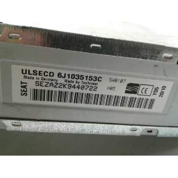 Recambio de sistema audio / radio cd para seat ibiza (6j5) fr referencia OEM IAM 6J1035153C SEZAZ2K9440722 