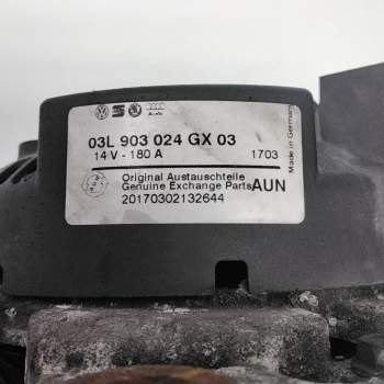 Recambio de alternador para volkswagen t5 transporter (7e) 2.0 tdi referencia OEM IAM 03L903024  