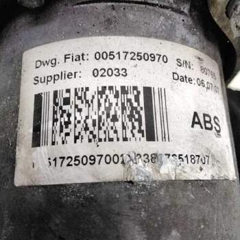 Recambio de abs para fiat ducato caja cerrado 30 (06.2006=>) l1h1 120 multijet referencia OEM IAM 00517250970  