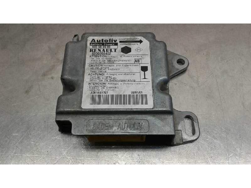 Recambio de centralita airbag para renault kangoo (f/kc0) rapid referencia OEM IAM 600589600 8200098402 A361AI01707
