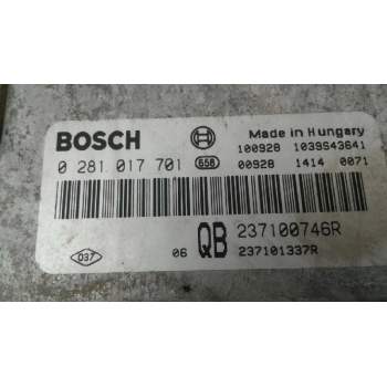 Recambio de centralita motor uce para renault koleos expression referencia OEM IAM 0281017701 237100746R 237101337R