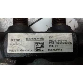 Recambio de rampa inyectora para citroën berlingo hdi 75 600 first kasten referencia OEM IAM 9654592680  