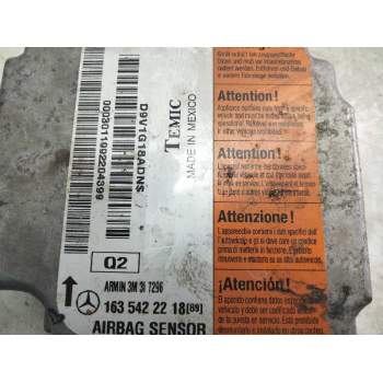 Recambio de centralita airbag para mercedes-benz clase m (w163) 400 cdi (163.128) referencia OEM IAM 1635422218  