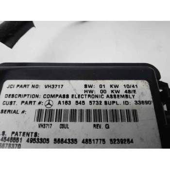 Recambio de modulo electronico para mercedes-benz clase m (w163) 400 cdi (163.128) referencia OEM IAM A1635455732  
