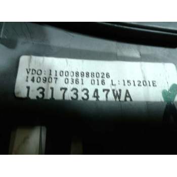 Recambio de cuadro instrumentos para opel combo (corsa c) cargo referencia OEM IAM   