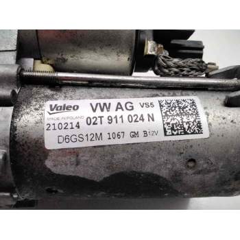 Recambio de motor arranque para skoda fabia combi active referencia OEM IAM 02T911024N D6GS12M1067GMB 