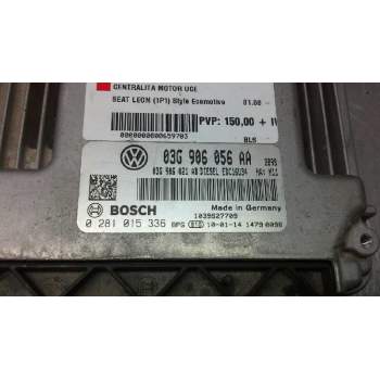 Recambio de centralita motor uce para seat leon (1p1) 1.9 tdi referencia OEM IAM 03G906056AA 0281015336 1039S27709