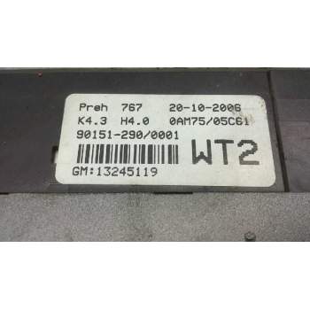 Recambio de mando calefaccion aire acondicionado para opel zafira b enjoy referencia OEM IAM 13245119  