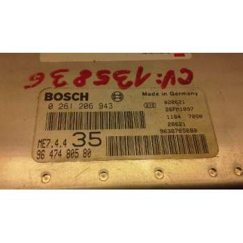 Recambio de centralita motor uce para peugeot 307 (s1) xs referencia OEM IAM 0261206943 9647480580 BOSCH
