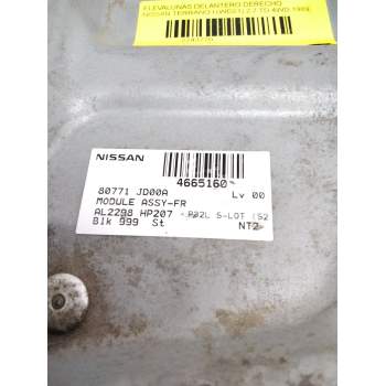 Recambio de elevalunas delantero derecho para nissan terrano i (wd21) 2.7 td 4wd referencia OEM IAM 80771JD00A CON MOTOR ELEC 46
