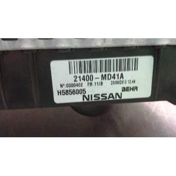 Recambio de radiador agua para nissan cabstar 45.14 referencia OEM IAM   