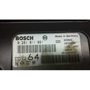 Recambio de centralita motor uce para peugeot 307 break / sw (s1) sw pack referencia OEM IAM 0281011081 9647472780 