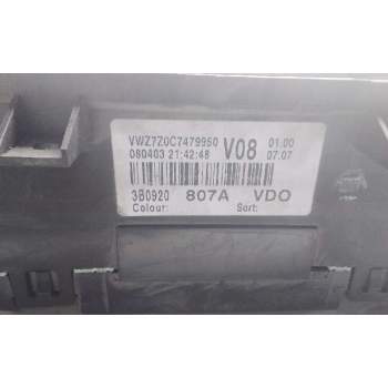 Recambio de cuadro instrumentos para volkswagen passat berlina (3b3) edition referencia OEM IAM 3B0920807A  