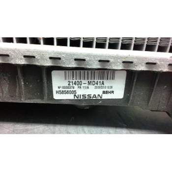Recambio de radiador agua para nissan cabstar 35.14 referencia OEM IAM 21400-MD41A  