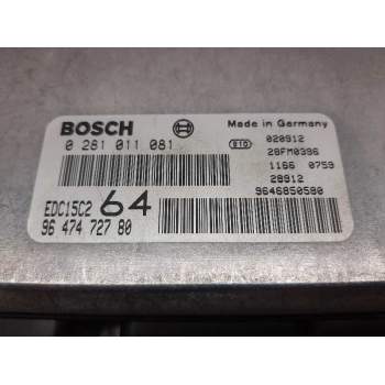 Recambio de centralita motor uce para peugeot 307 (s1) xs referencia OEM IAM 0281011081 9644692380 