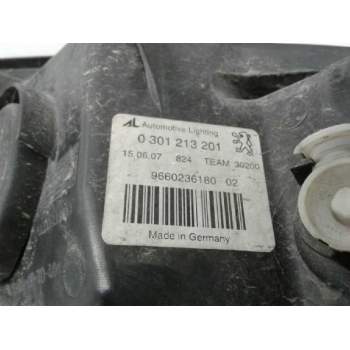Recambio de faro izquierdo para peugeot 407 st confort referencia OEM IAM 966023618002  