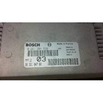 Recambio de centralita motor uce para citroën xsara coupe 1.6 sx referencia OEM IAM 0261204939 9633184780 