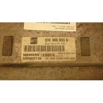 Recambio de centralita motor uce para seat ibiza (6l1) 1.2 referencia OEM IAM 03E906033D 3PE4342 5WP4012104