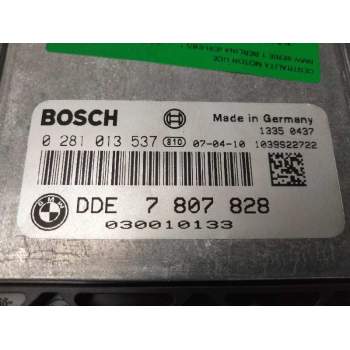 Recambio de centralita motor uce para bmw serie 1 berlina (e81/e87) referencia OEM IAM 0281013537 DDE7807828 030010133
