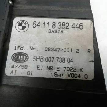 Recambio de mando calefaccion aire acondicionado para bmw serie 3 berlina (e46) 318i referencia OEM IAM 64118382446  