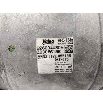 Recambio de compresor aire acondicionado para nissan cabstar 35.14 referencia OEM IAM 926004X30A  