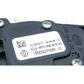 Recambio de pedal acelerador para dacia sandero ii (b8_) tce 90 (b8m1, b8ma) referencia OEM IAM 180022703R  