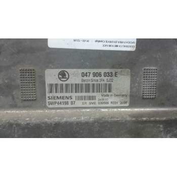 Recambio de centralita motor uce para skoda fabia (6y2/6y3) comfort referencia OEM IAM 047906033E 5WP4419807 3PASJ32