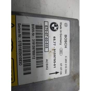 Recambio de centralita airbag para bmw x5 (e70) 3.0d referencia OEM IAM 0285010094  