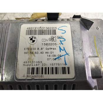 Recambio de pantalla multifuncion para bmw x5 (e70) 3.0d referencia OEM IAM 156220501  